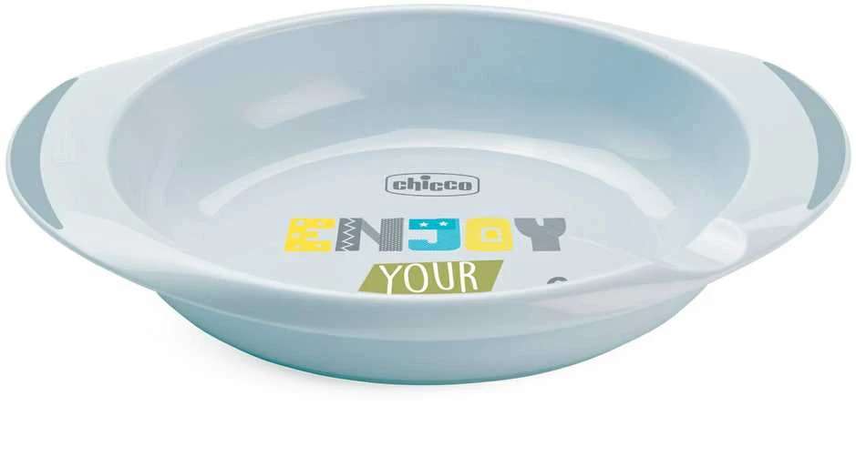 Chicco 2 žalių lėkščių rinkinys