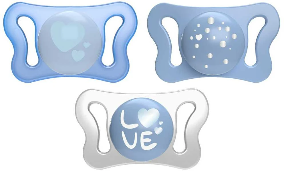 Chicco Čiulptukas nusiraminimui micro silikon nieb 2vnt. 0-2m