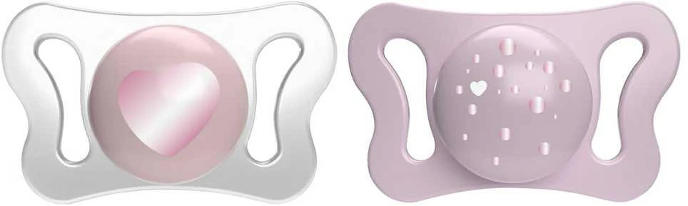Chicco Čiulptukas nusiraminimui micro silikon róż 2vnt. 0-2m