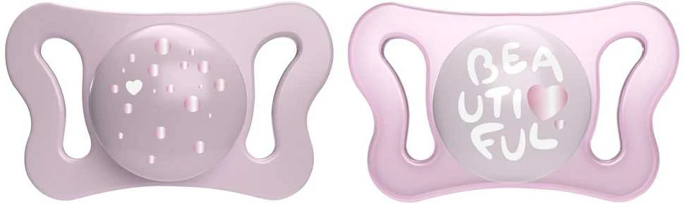 Chicco Čiulptukas nusiraminimui micro silikon róż 2vnt. 0-2m