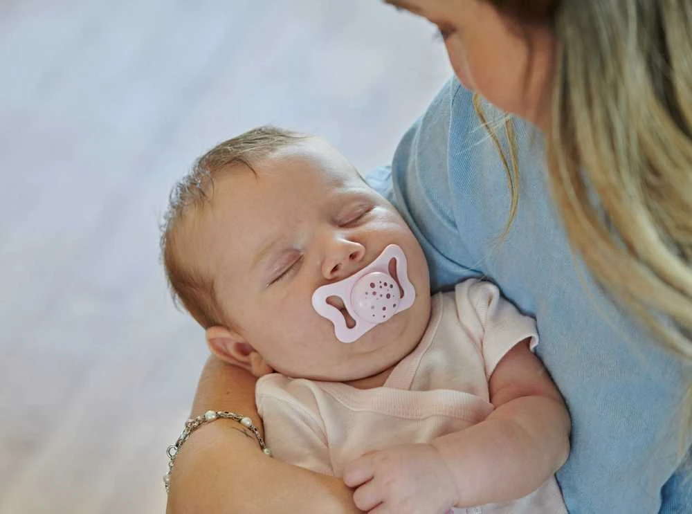 Chicco Čiulptukas nusiraminimui micro silikon róż 2vnt. 0-2m