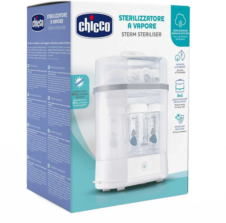 Chicco garų sterilizatorius pakuotėje