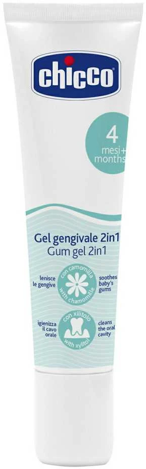 Chicco Dantenų gelis 2 in 1 4m+ 30ml