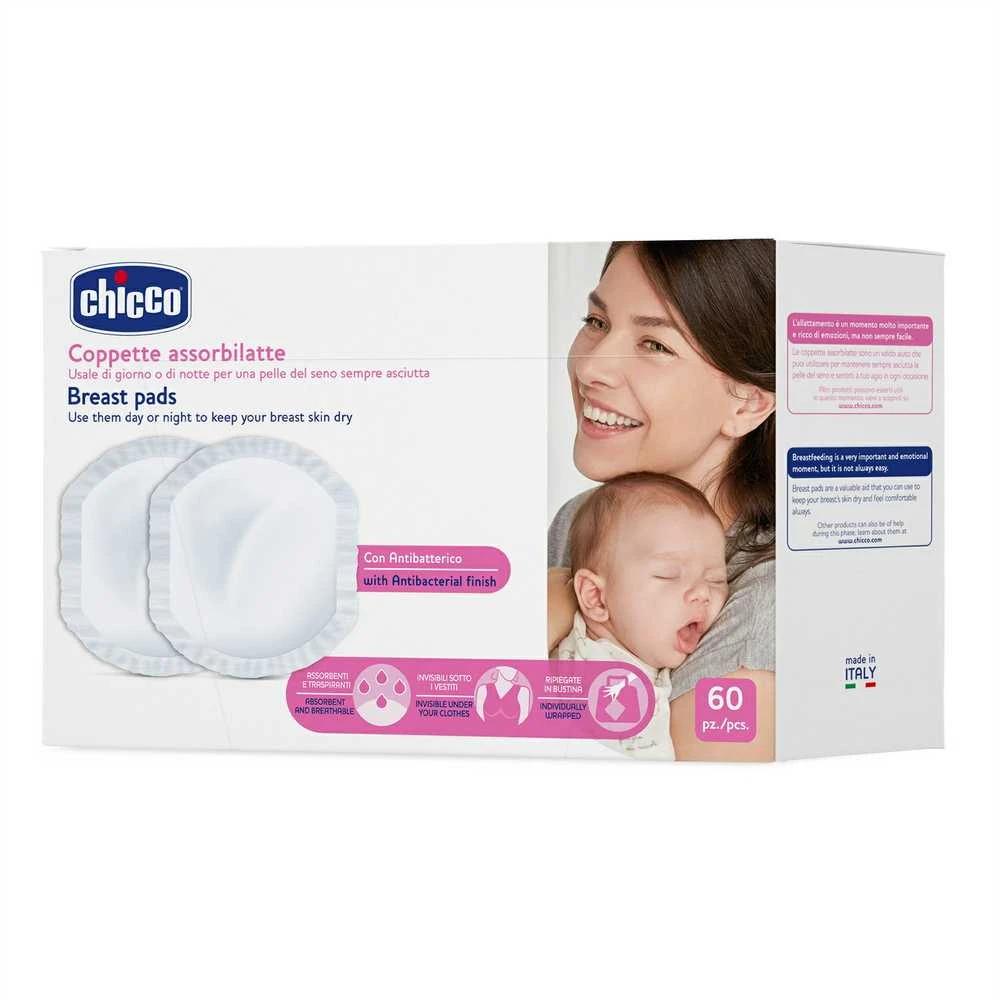 CHICCO įklotai į liemenėlę 60 vnt, 000617730t*00000