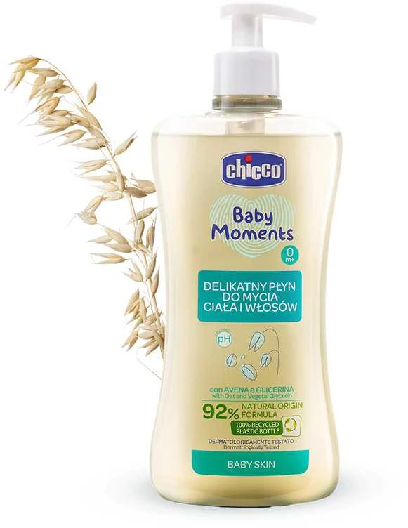 Chicco CHICCO-10594-BM Švelnus losjonas KŪNAI IR PLAUKAMS