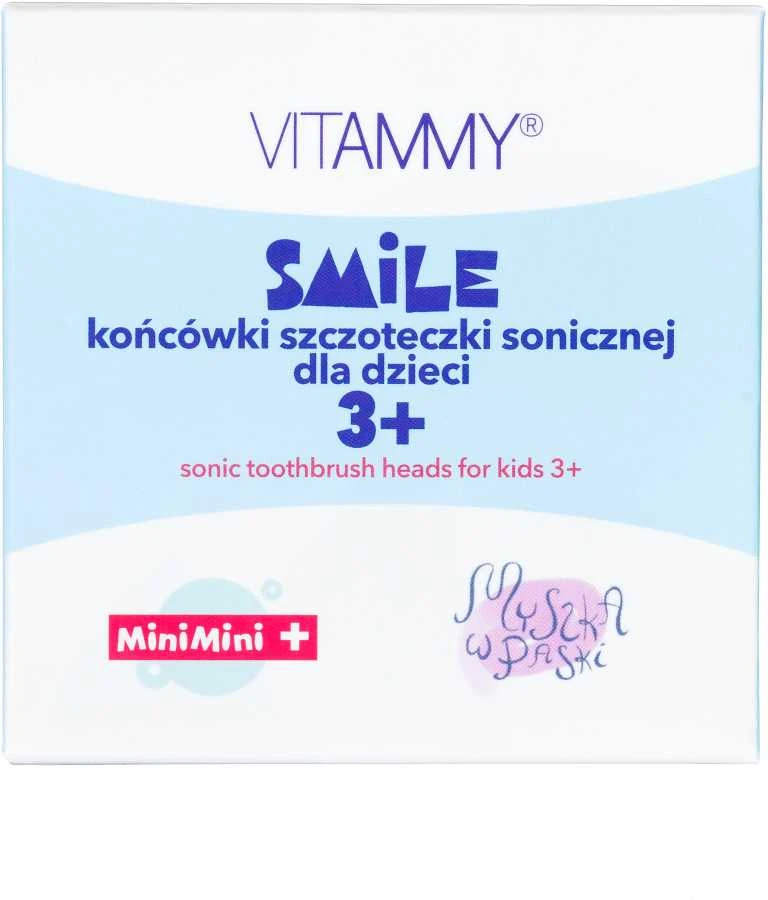 Vitammy vaikų dantų šepetėlių galvučių pakuotė