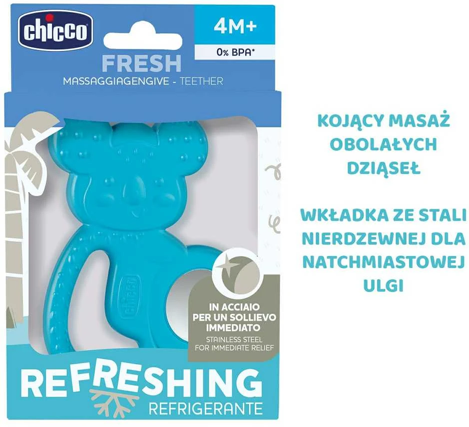 "Chicco Refreshing Koala" Kramtukas 4M+