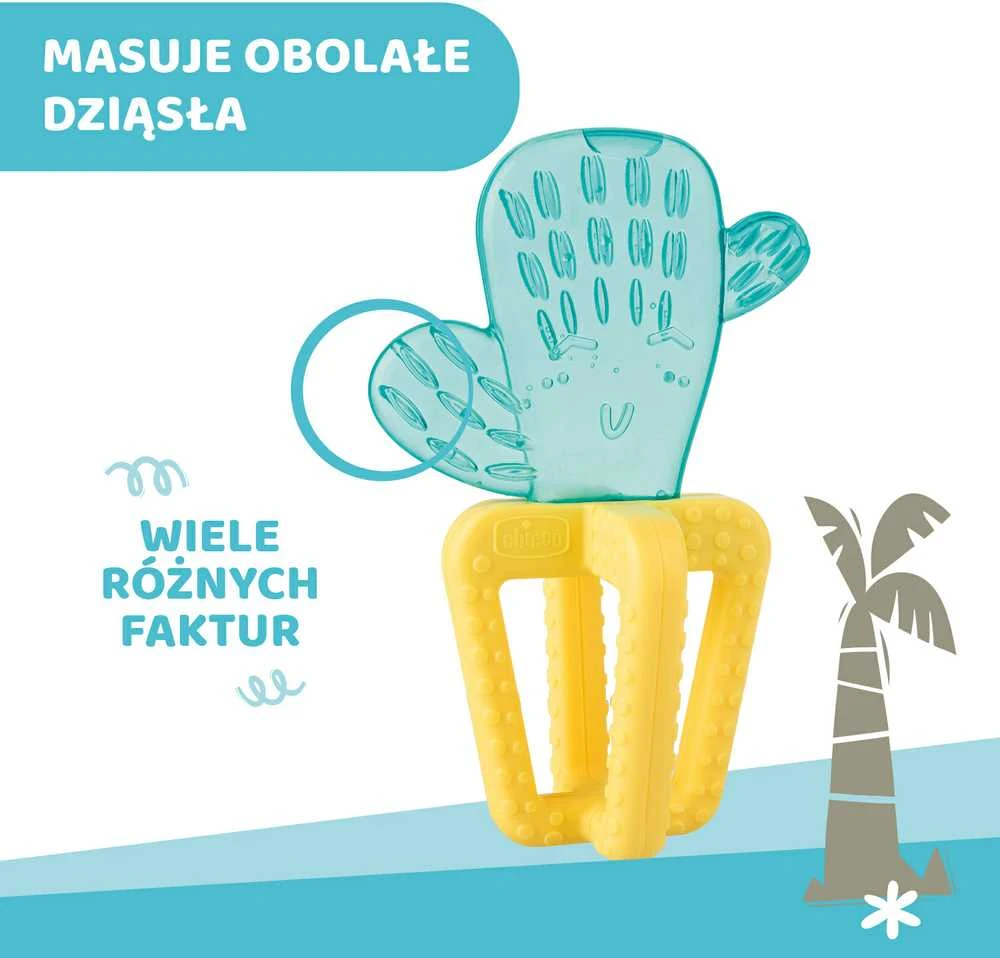 „Chicco Refreshing Cactus“ kramtukas 4M+