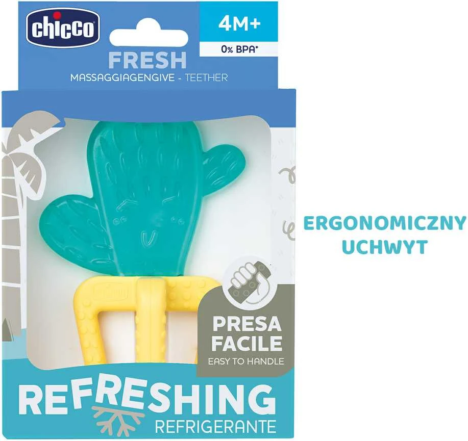 „Chicco Refreshing Cactus“ kramtukas 4M+