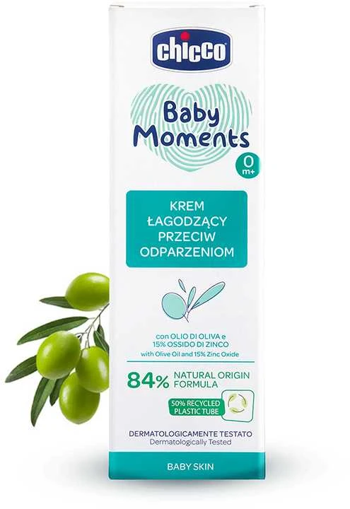 CHICCO Sauskelnių keitimo kremas BABY MOMENTS, 100 ml