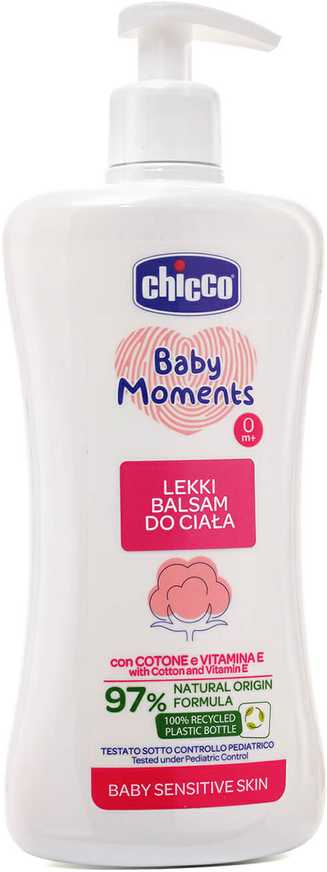 Chicco CHICC0-10243-BM lengvas kūno balzamas 500 ml 0M+ (CHI000428)