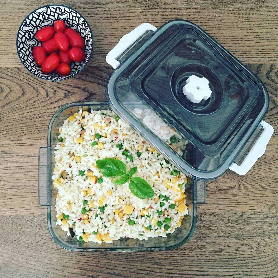 „Magic Vac MagicVac“ kvadratinis maisto vakuuminis pakavimo indas, 2,5 l