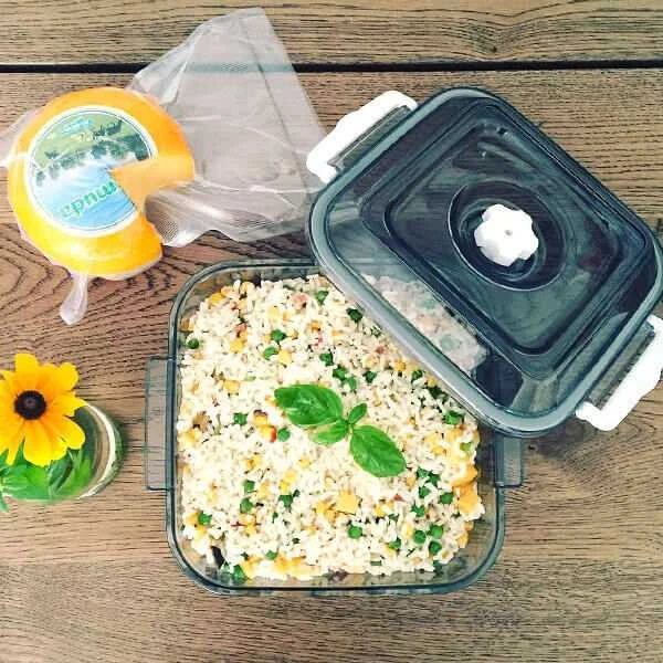 „Magic Vac MagicVac“ kvadratinis maisto vakuuminis pakavimo indas, 2,5 l