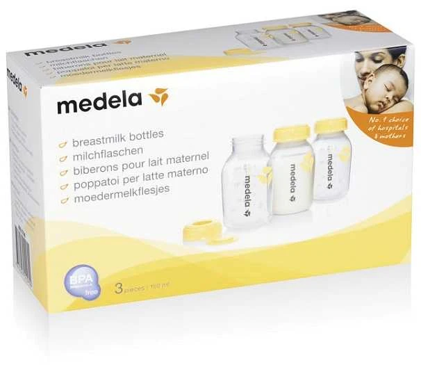 Medela buteliukai be žinduko, 150 ml, 3 vnt.