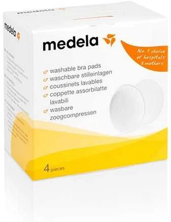 MEDELA daugkartinės laktacijos įdėklai 4 vnt.