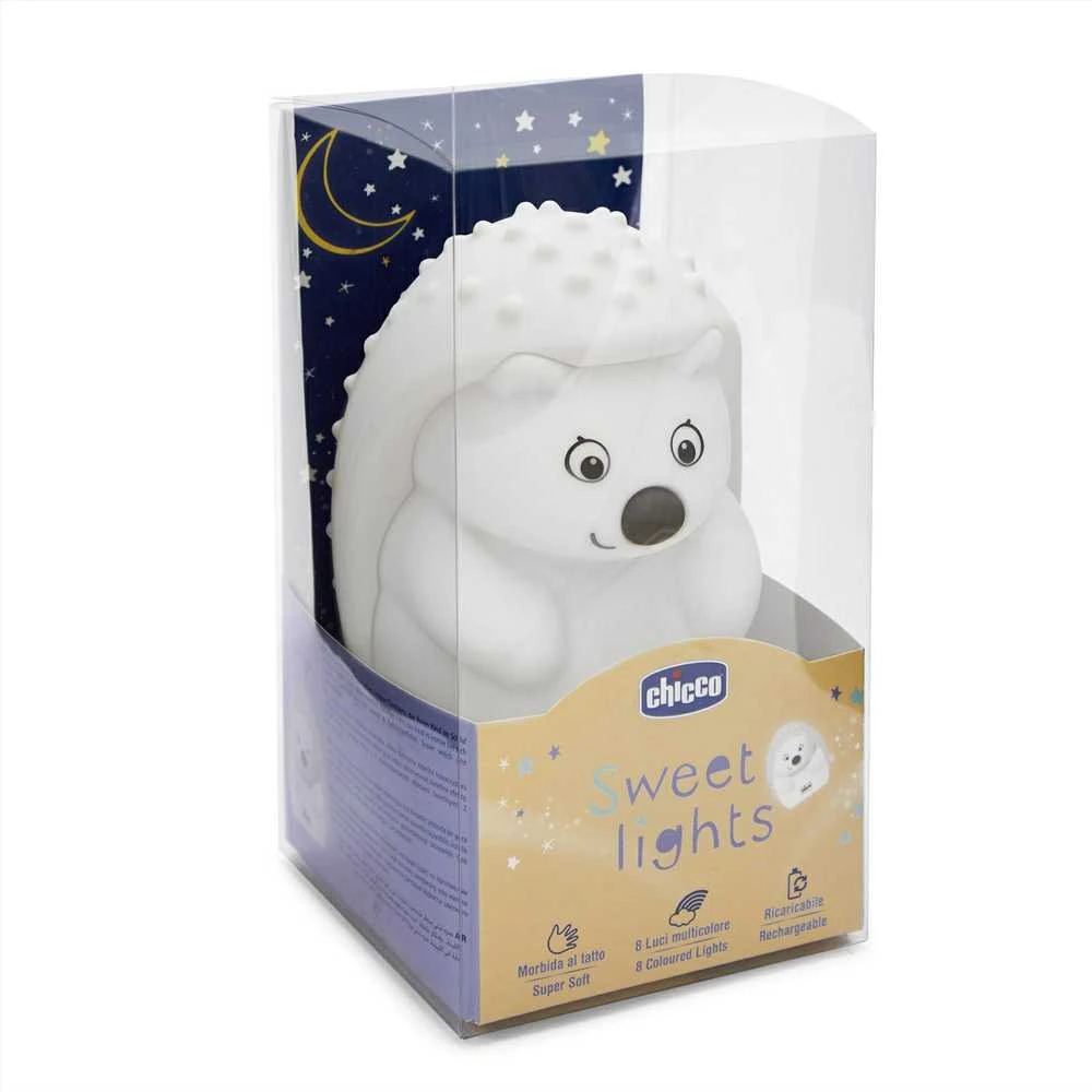 Chicco Minkšta naktinė lempa ežiukas 0m+