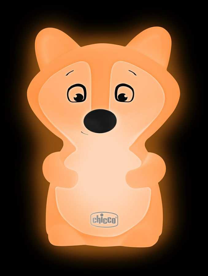 "Chicco" įkraunama naktinė lemputė "Fox