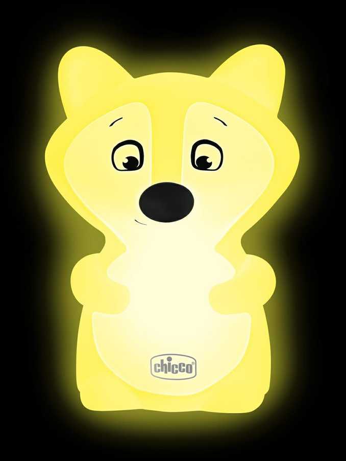 "Chicco" įkraunama naktinė lemputė "Fox