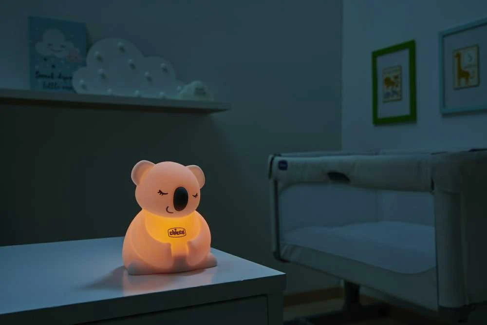 Chicco Minkšta naktinė lempa meškiukas 0m+