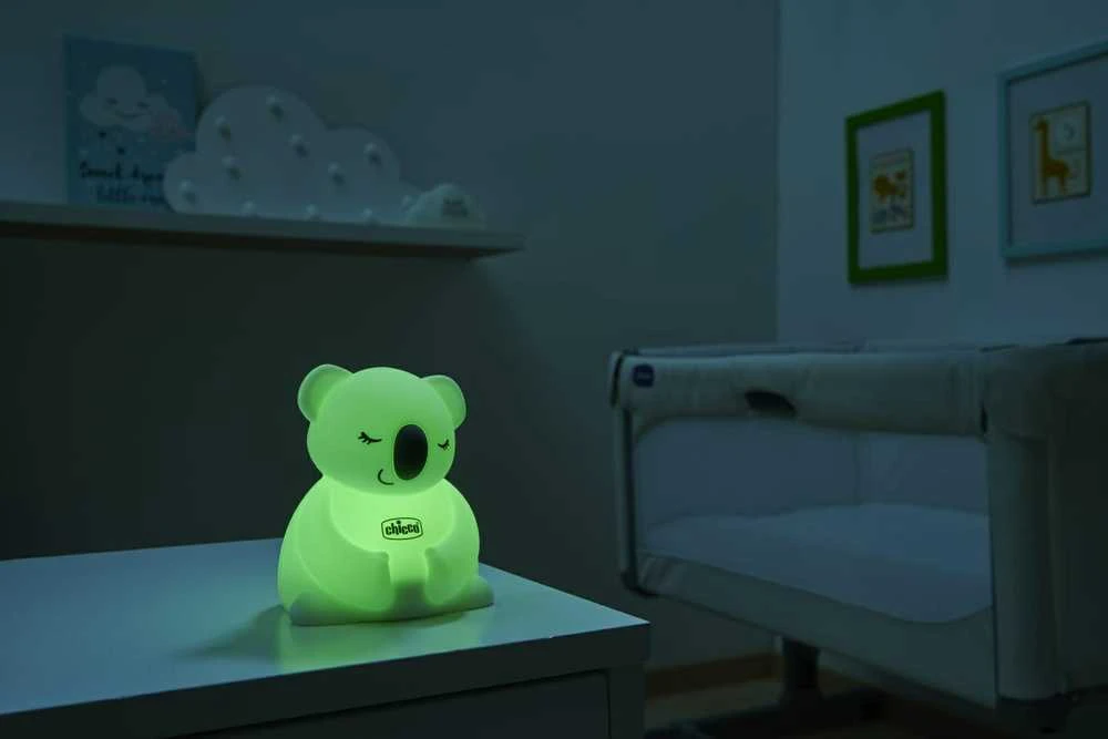 Chicco Minkšta naktinė lempa meškiukas 0m+