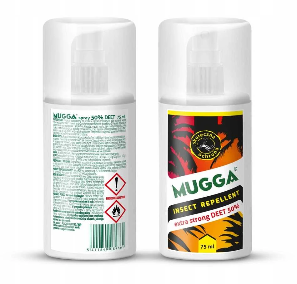 Uodų repelentas Mugga Extra Strong 50% DEET 75ml
