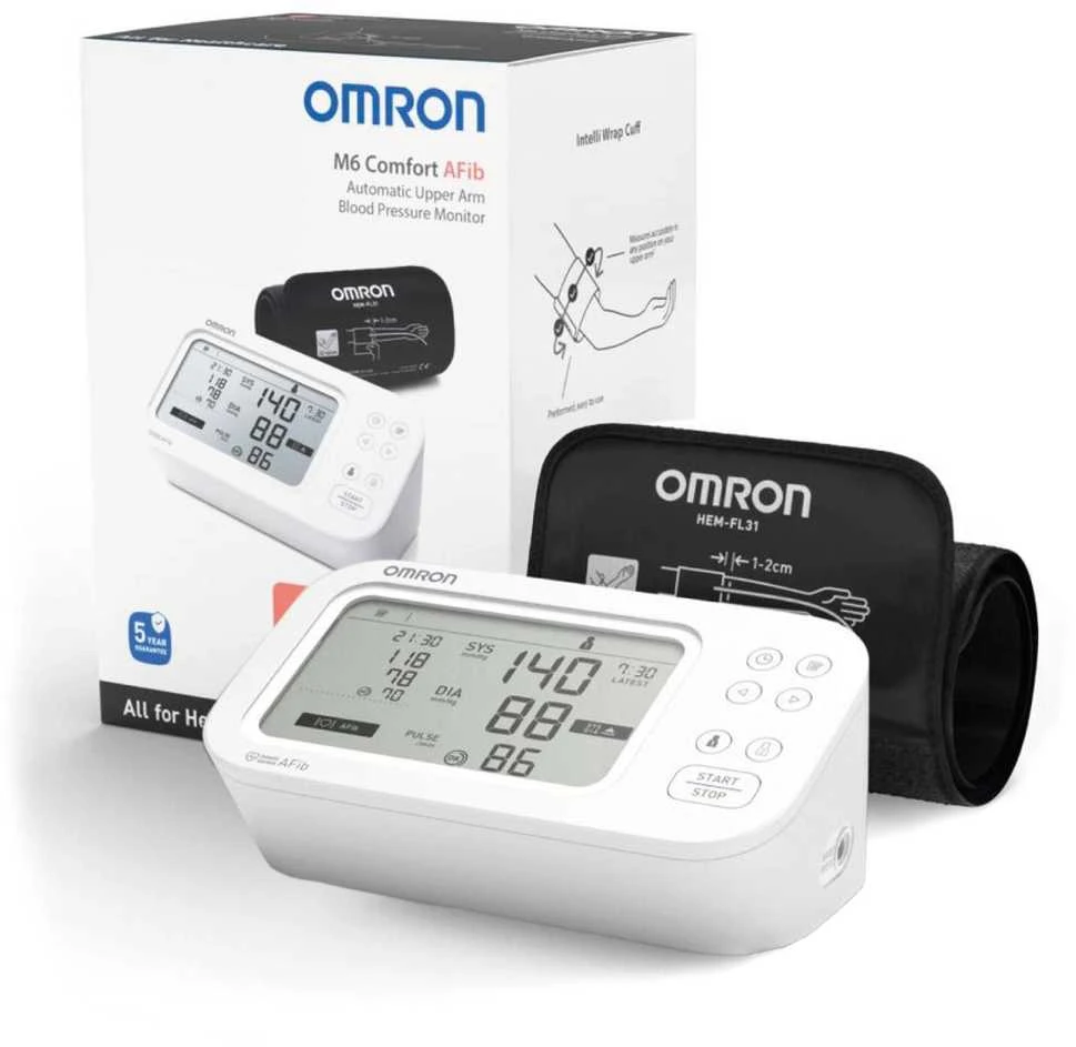 Omron HEM-7380-E kraujospūdžio matuoklis, žasto, automatinis, 2 naudotojai