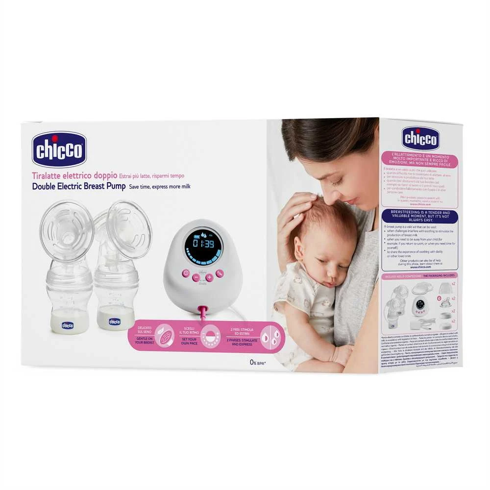 Pientraukio rinkinys elektrinis Chicco Double Electric Breast Pump
