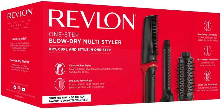 Plaukų formavimo įrenginys - Revlon RVDR5333E 1100 W Šiltai juoda, raudona