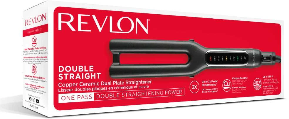 Revlon Straightening Iron Double Straight juodas Juodas (RVST2204E)