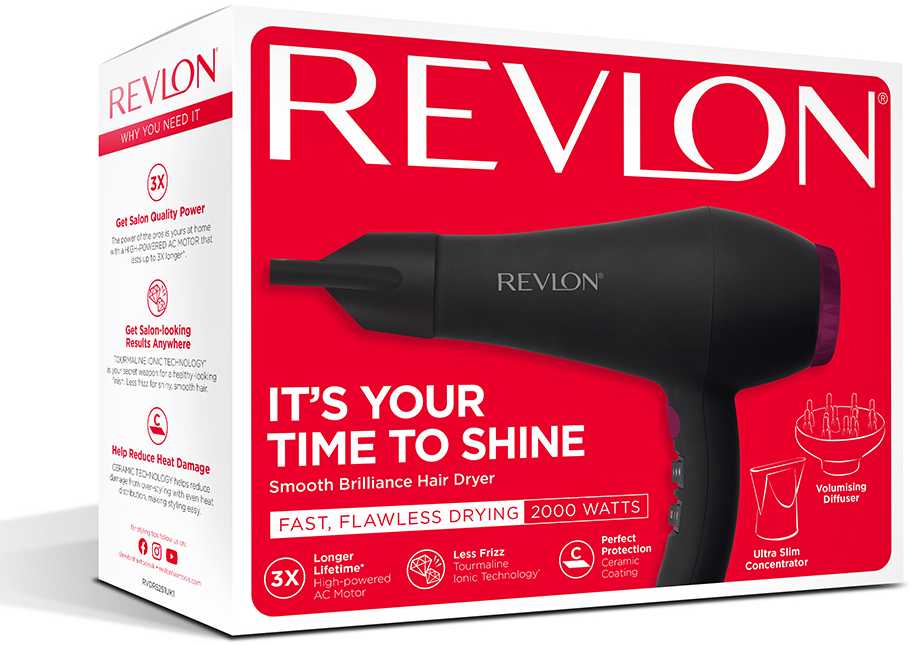 Revlon - Smooth Brilliance plaukų džiovintuvas