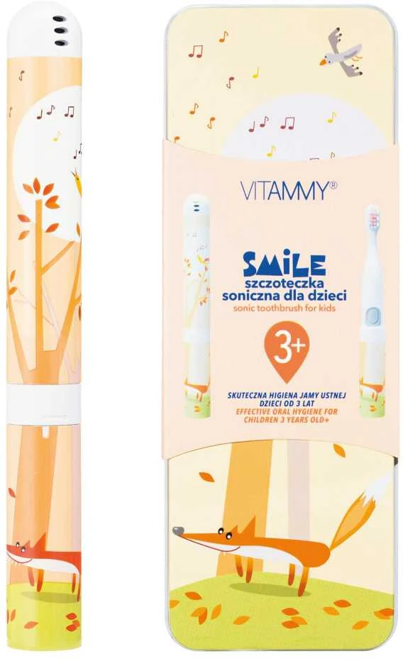 Vitammy šepetėlis su dėžute ir laputės piešiniu