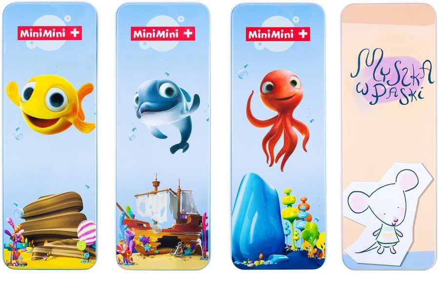 Dantų šepetėlis Šepetėlis Vitammy Smile MiniMini+ Delfinek Finek Žydra