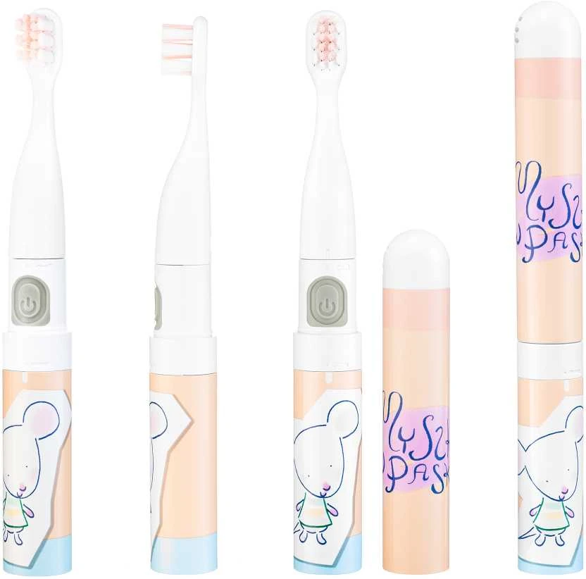Dantų šepetėlis Šepetėlis Vitammy Smile MiniMini+ Rožinė Mouse