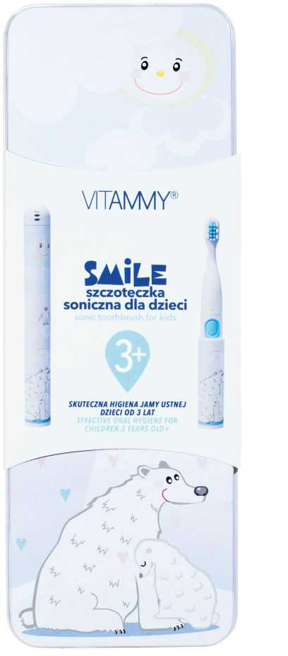 Dantų šepetėlis Šepetėlis Vitammy Smile Meškiukas Polarny Žydra