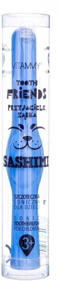 Dantų šepetėlis Šepetėlis Vitammy Tooth Friends Sashimi Navy Mėlyna