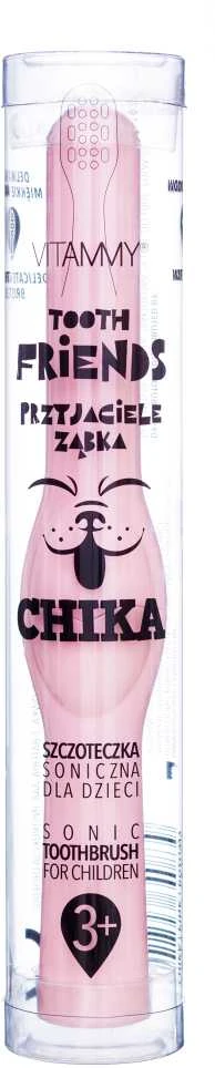 Vitammy Tooth Friends Chika rožinis šepetėlis pakuotėje