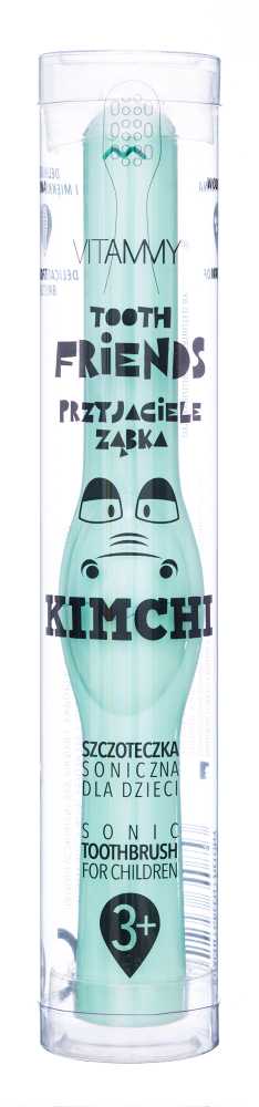 Dantų šepetėlis Šepetėlis Vitammy Tooth Friends Kimchi Žalias