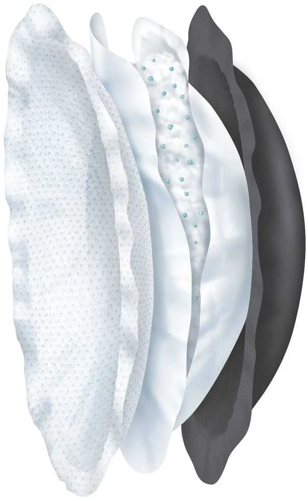 CHICCO 00061773900000 Krūtų įklotai 60 vnt juodi