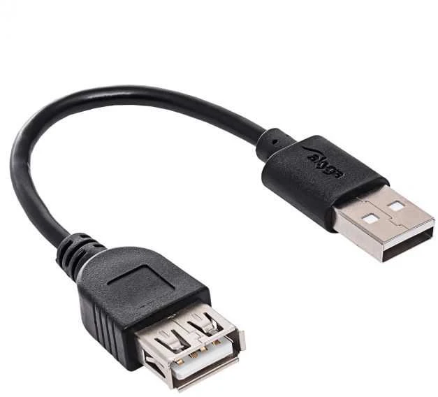 Adapteris Akyga AK-USB-23 iš USB į OTG 0.15M juodas
