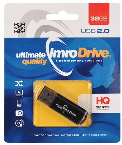IMRO pendrive Juodas 32GB USB2.0