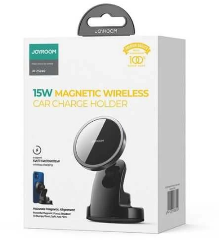 Automobilinis telefono laikiklis Joyroom JR-ZS240 15W MagSafe, tvirtinamas ant prietaisų skydelio
