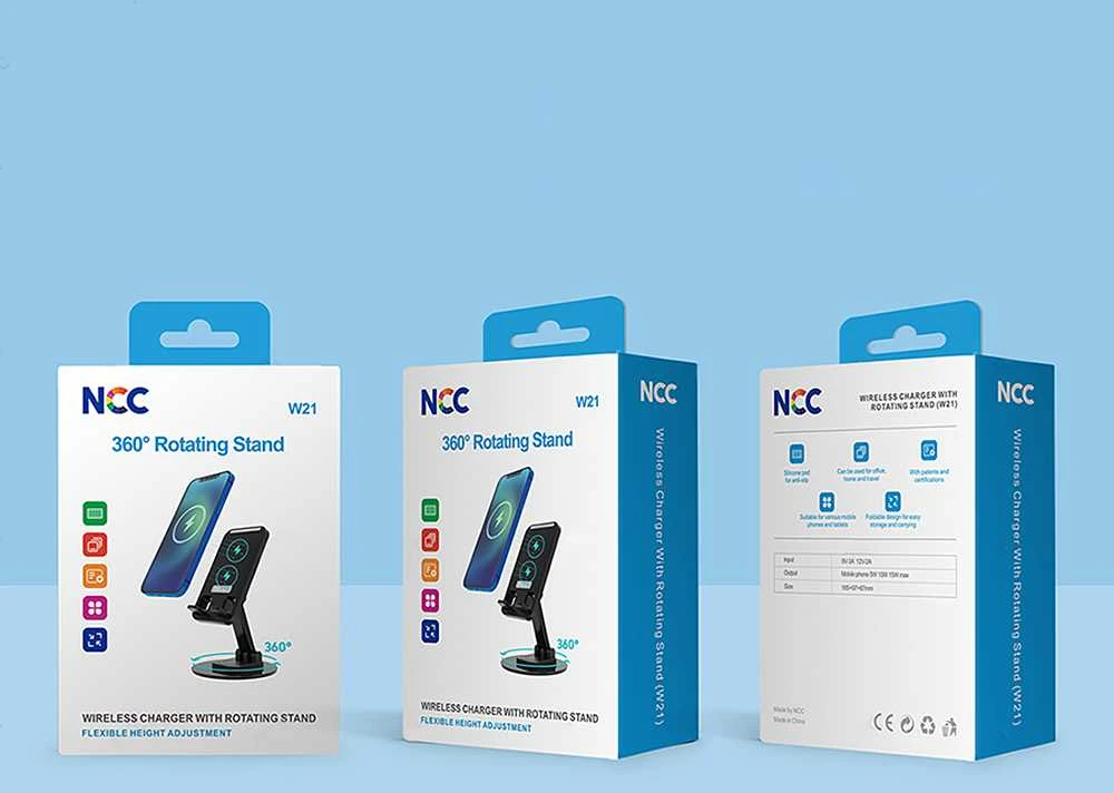 Belaidis įkroviklis NCC (W21) (MagSafe Compatible)
