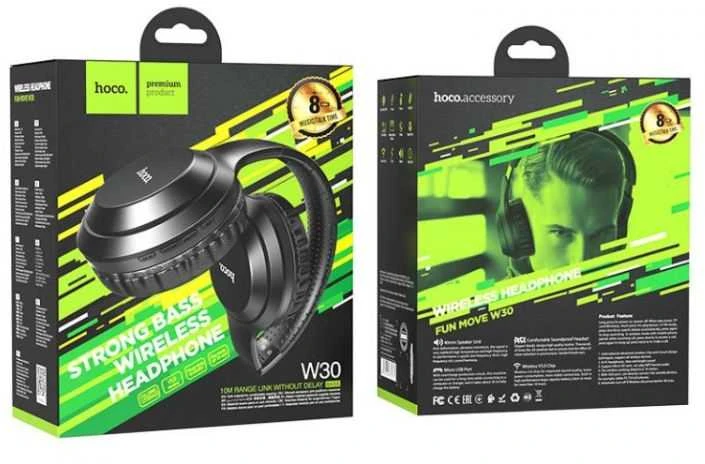 Bluetooth ausinės Hoco W30 juodos
