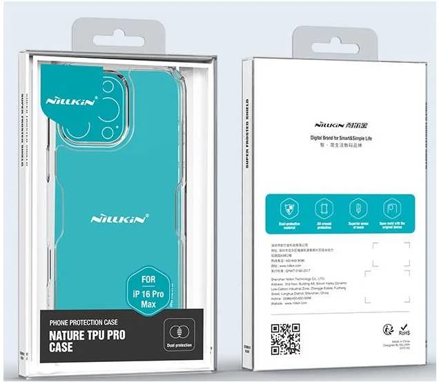 Nillkin Nature TPU Pro dėklas, skirtas Apple iPhone 14 Pro Max (baltas)