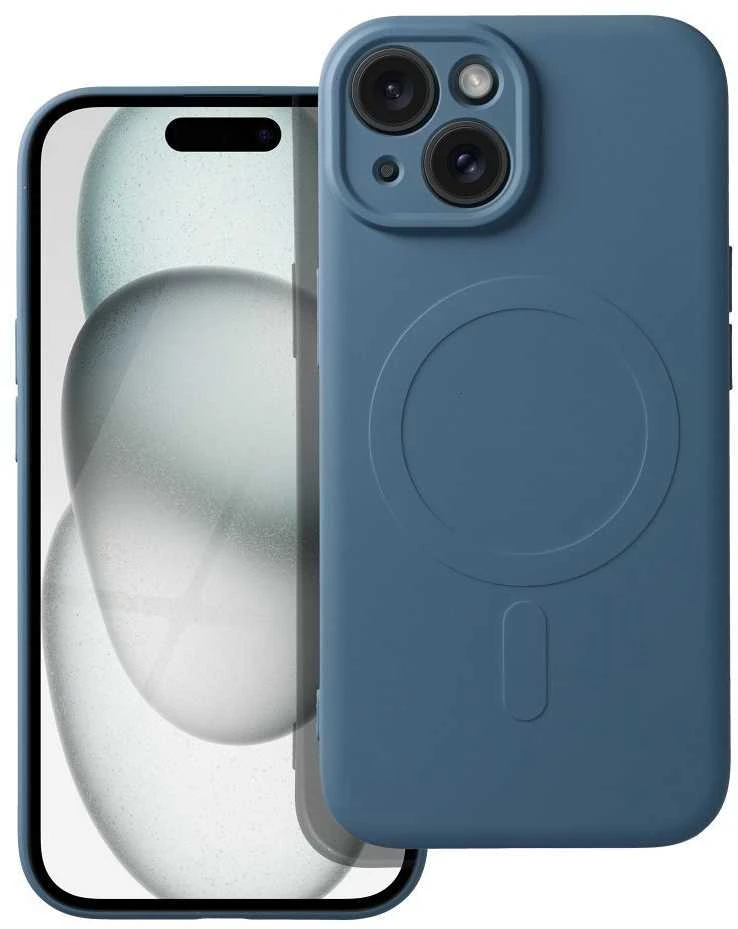Oem Dėklas Silicone Mag Cover (big hole) (MagSafe) skirtas iPhone 16 Pro Max mėlynas