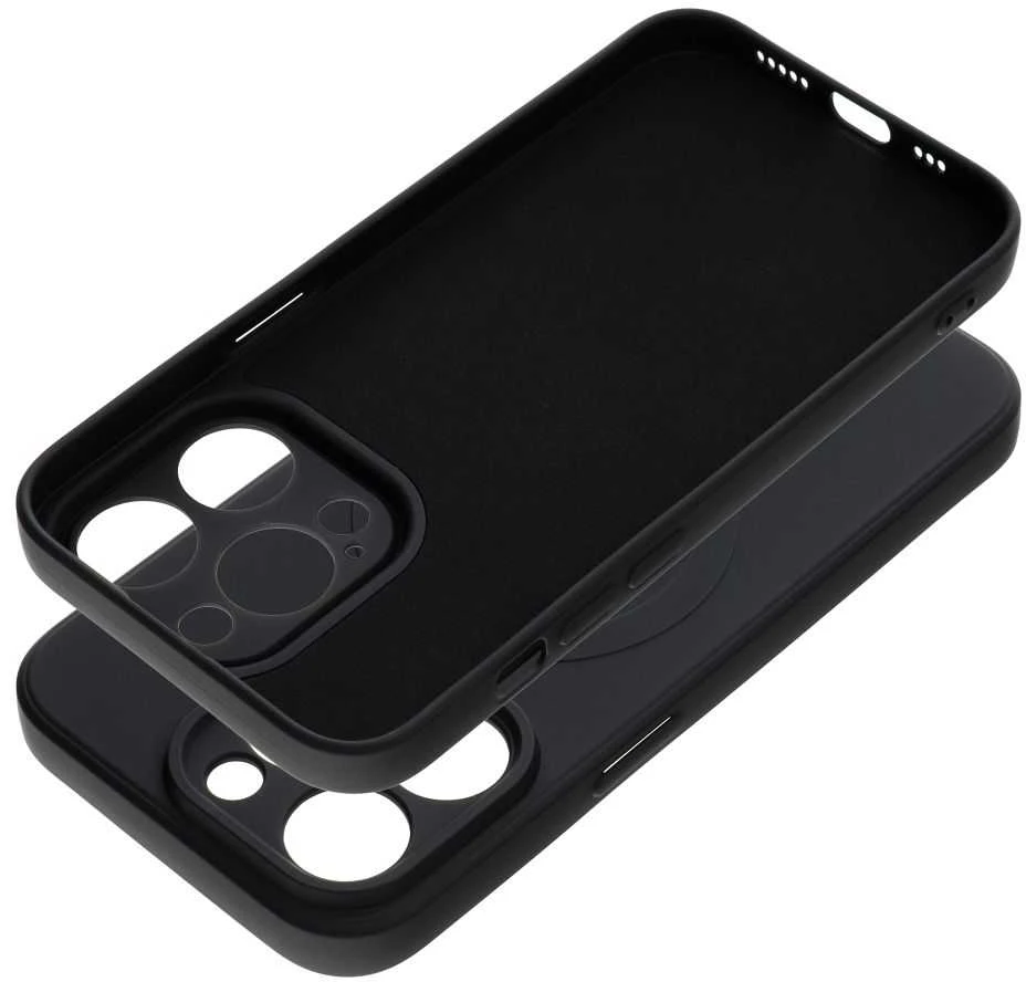 Oem Dėklas Silicone Mag Cover (MagSafe) skirtas iPhone 15 Plus juodas