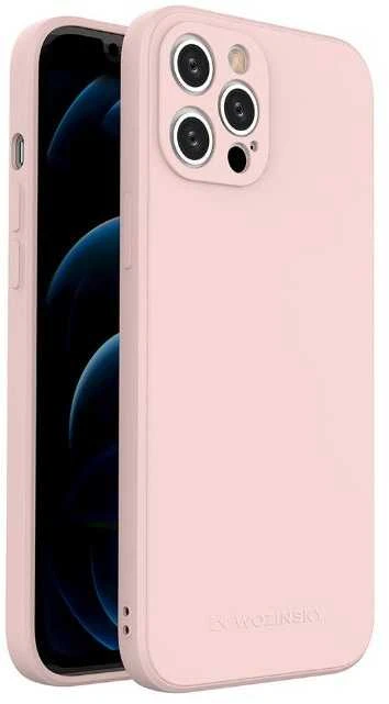 Dėklas Wozinsky Color Case Silicone skirtas iPhone 11 Pro rožinis