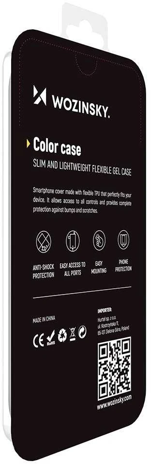 Dėklas Wozinsky Color Case Silicone skirtas iPhone 11 Pro Max mėlynas
