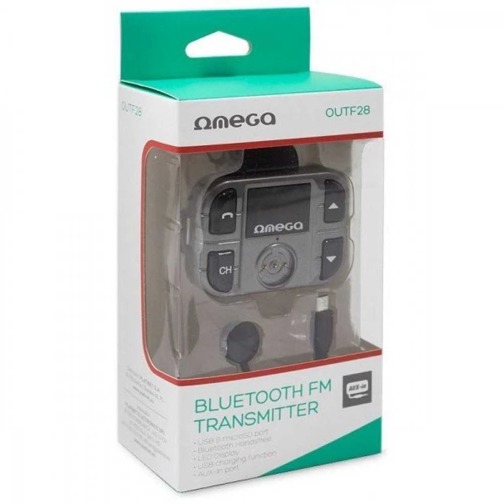Omerga FM bangu moduliatorius Omega OUTF28 (AUX, SD, USB, LCD)
