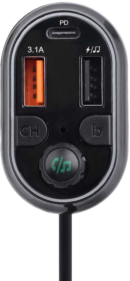 Įkroviklis automobilinis NCC R30 (65W) juodas